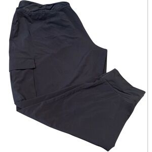 EUC Athletic Works Women’s Black Track Tapered Pants Size 3XL (Size 22)